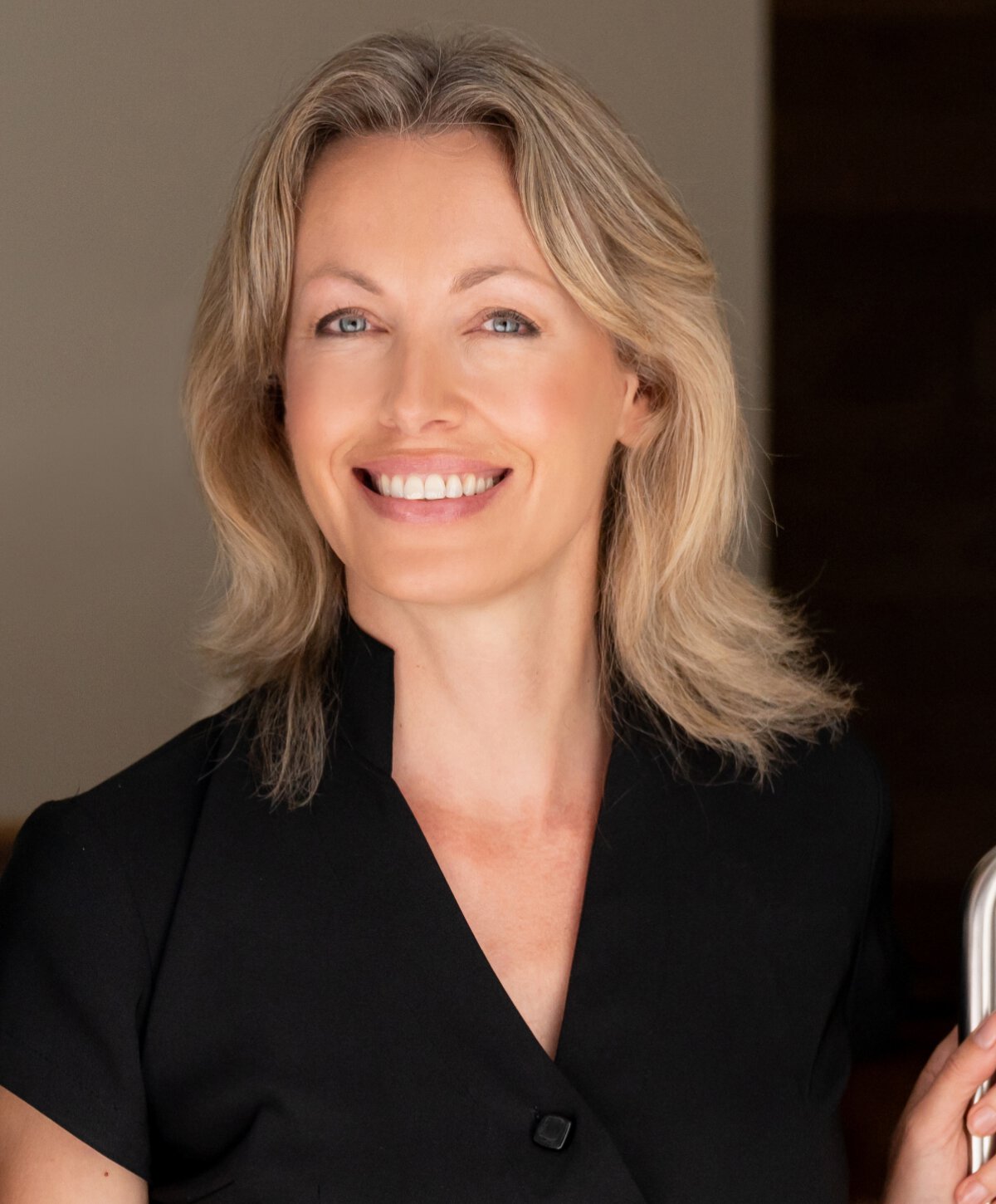 Petaluma laser treatment model with blonde hair