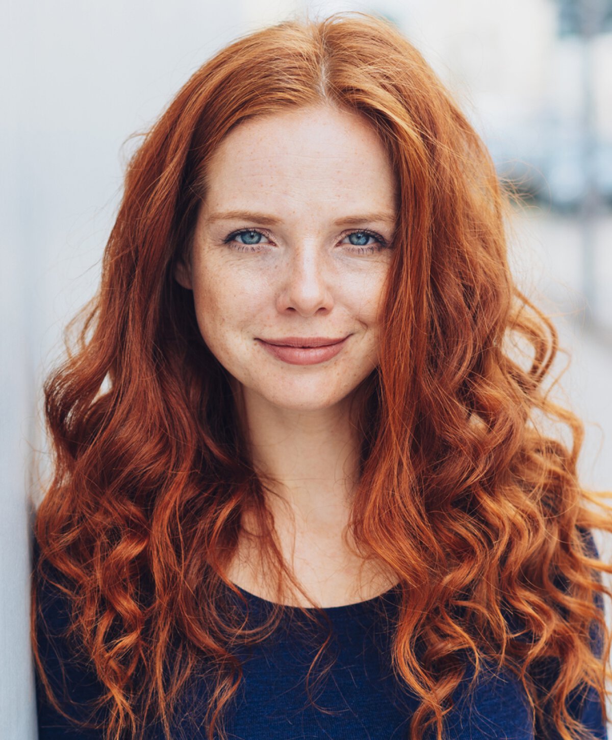 Petaluma skin resurfacing model with red hair