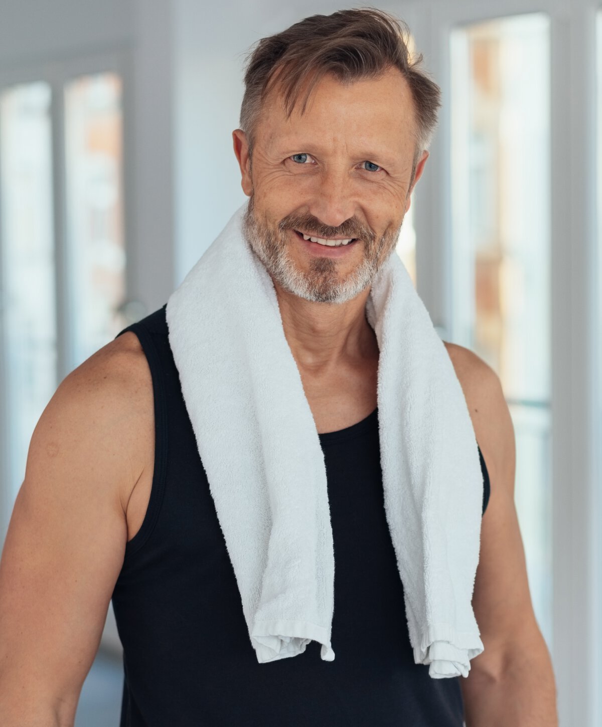 Petaluma Spa Treatments for Men, model smiling