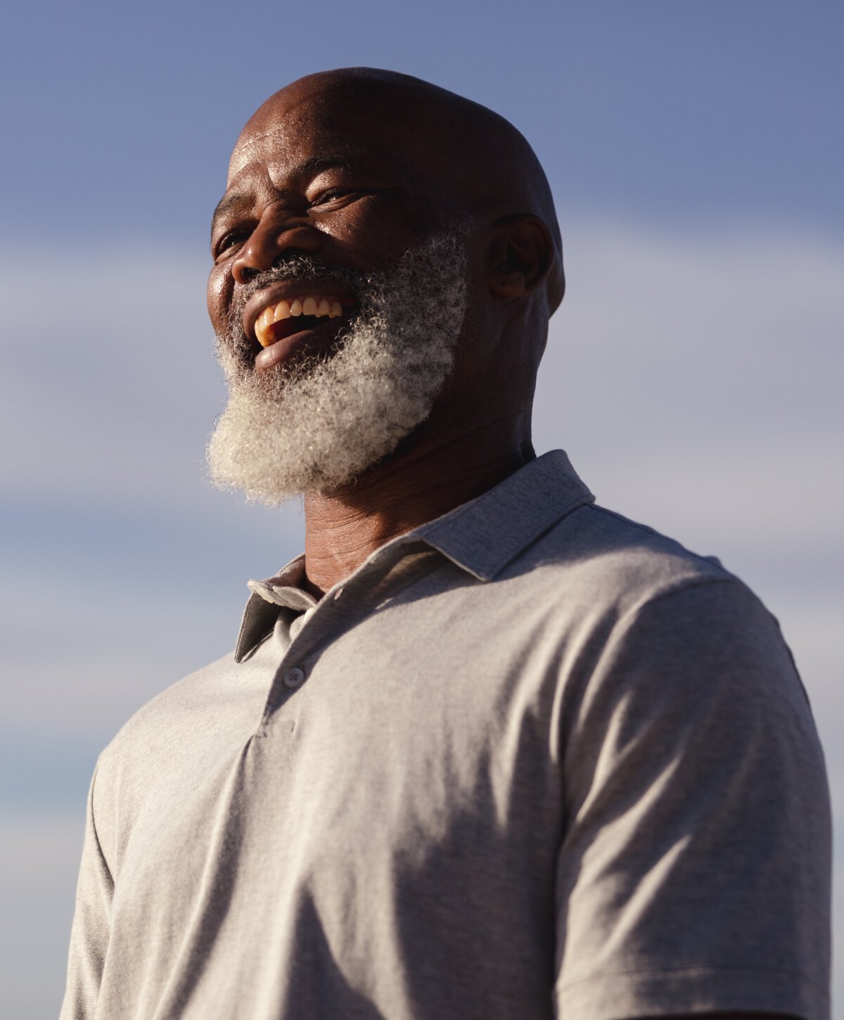 Petaluma Men’s Spa Treatment model smiling